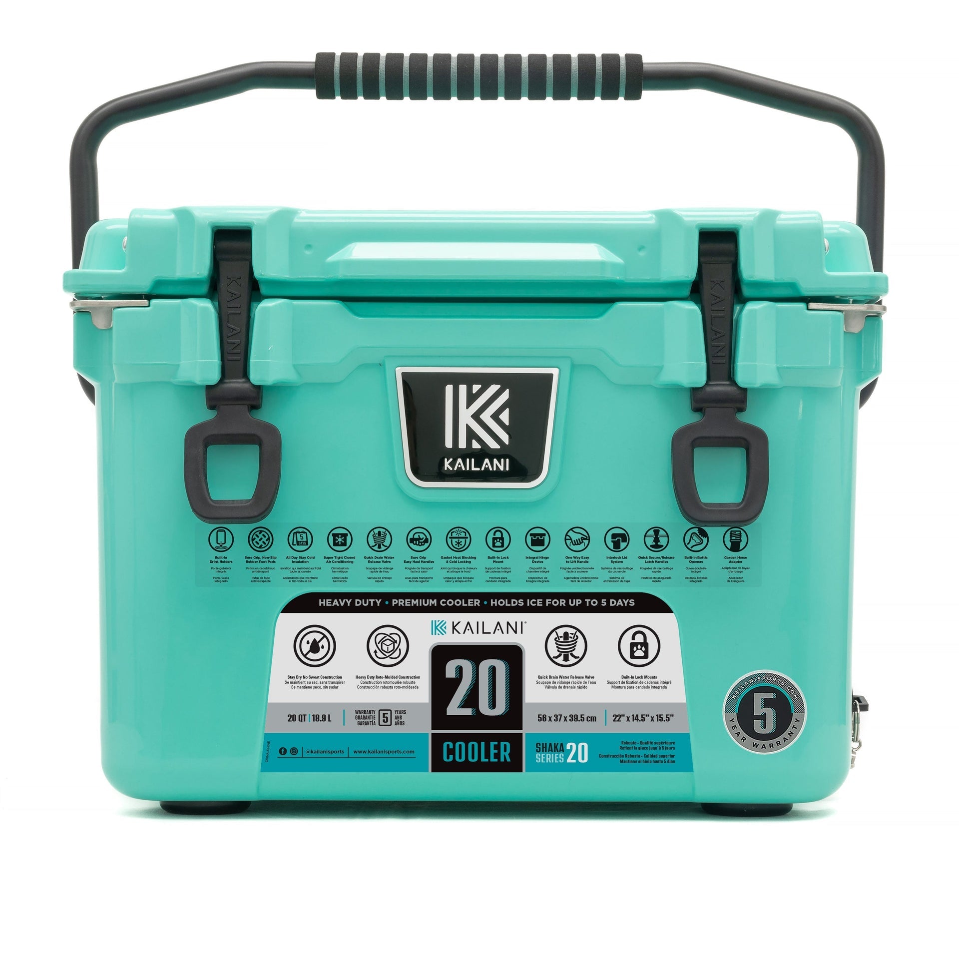 SHAKA 20 Cooler Mint FULL MSRP KAILANI SHAKA