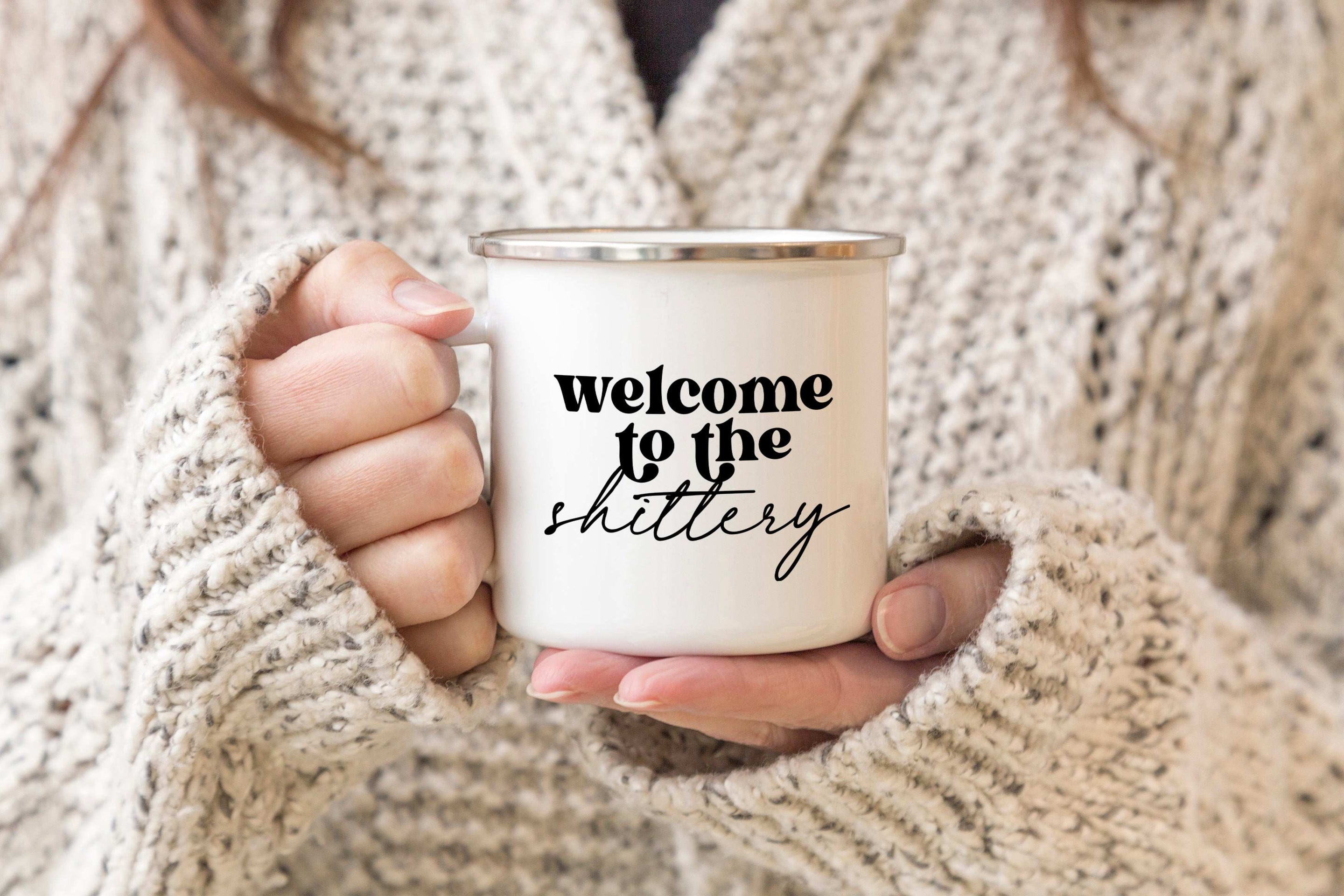 Welcome to the shittery mug Creativien mugs Shopify Collective
