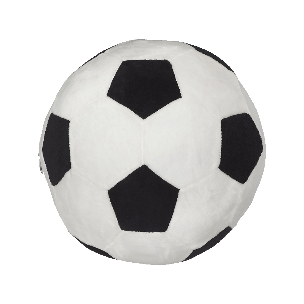 Soccer Ball Buddy black embroidable soccer sports ball white