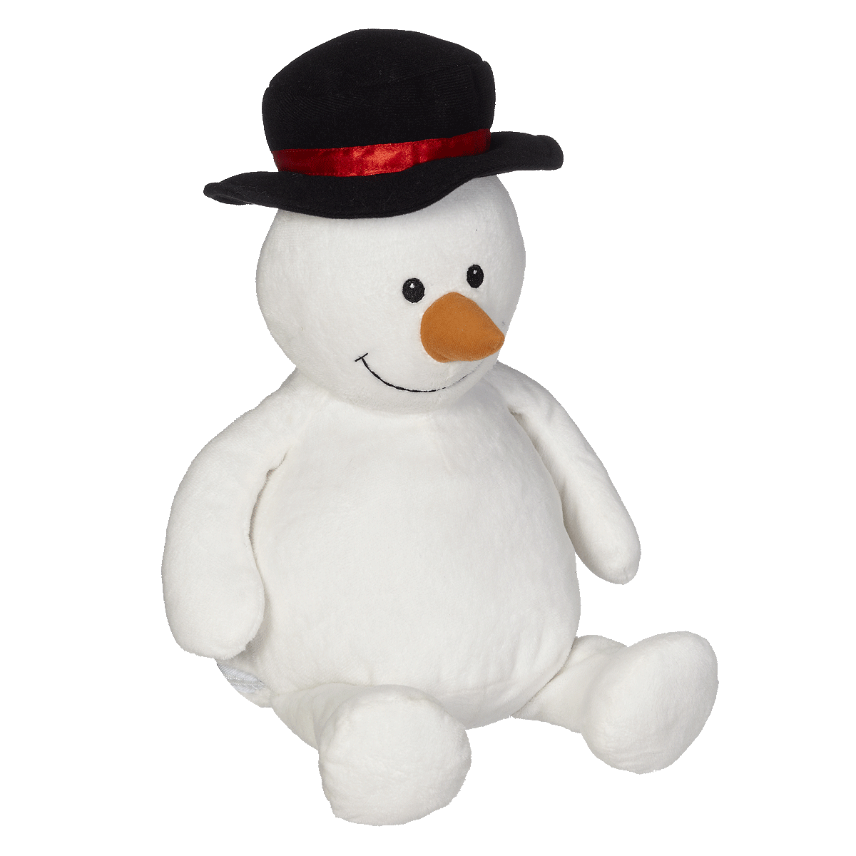 Sonny Snowman Buddy Christmas embroidable holiday snowman white