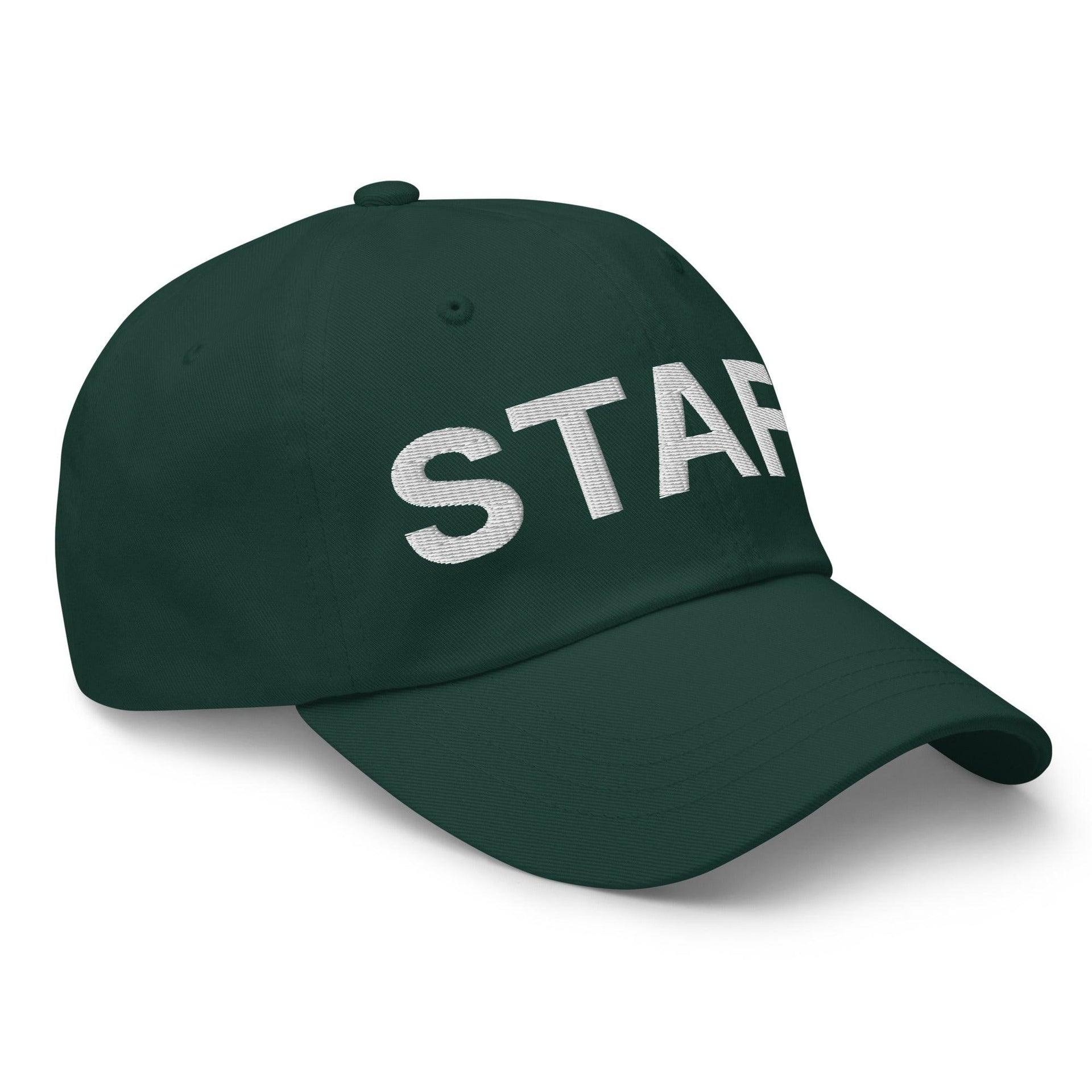 Staff Uniform Work Embroidered Dad Hat Capital Crowns Dad Hats Work