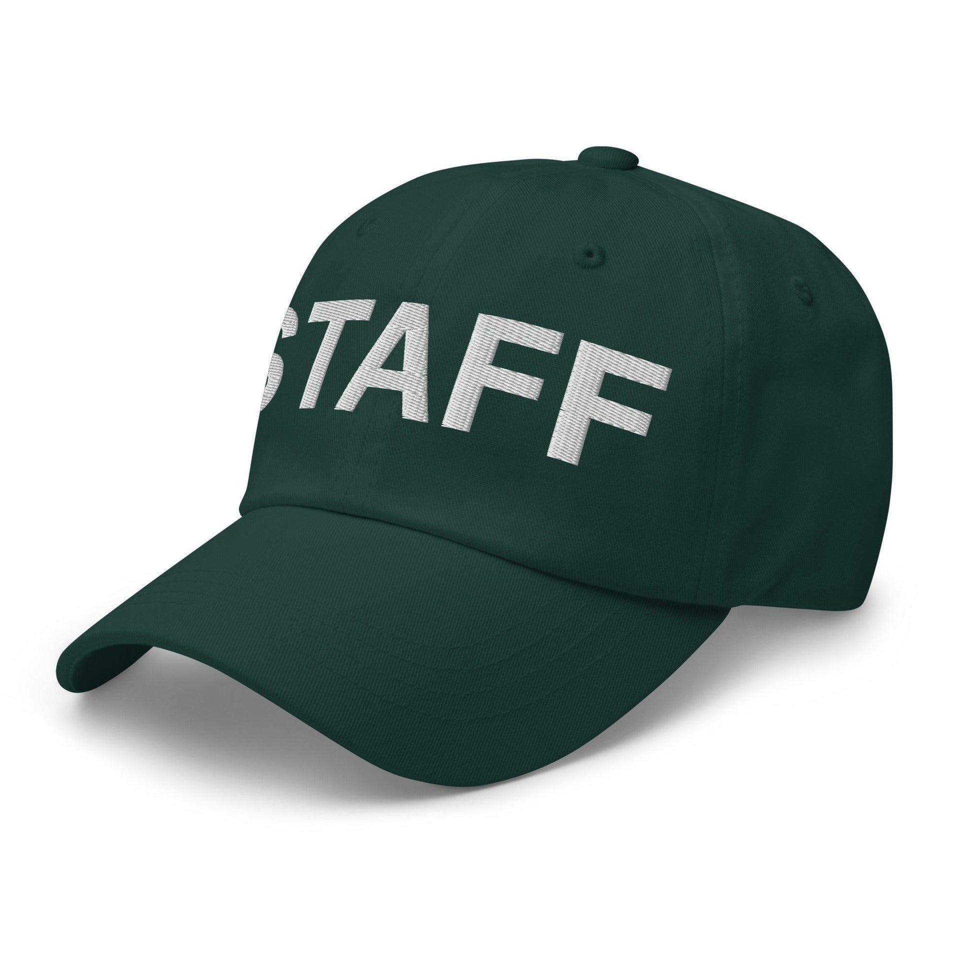 Staff Uniform Work Embroidered Dad Hat Capital Crowns Dad Hats Work