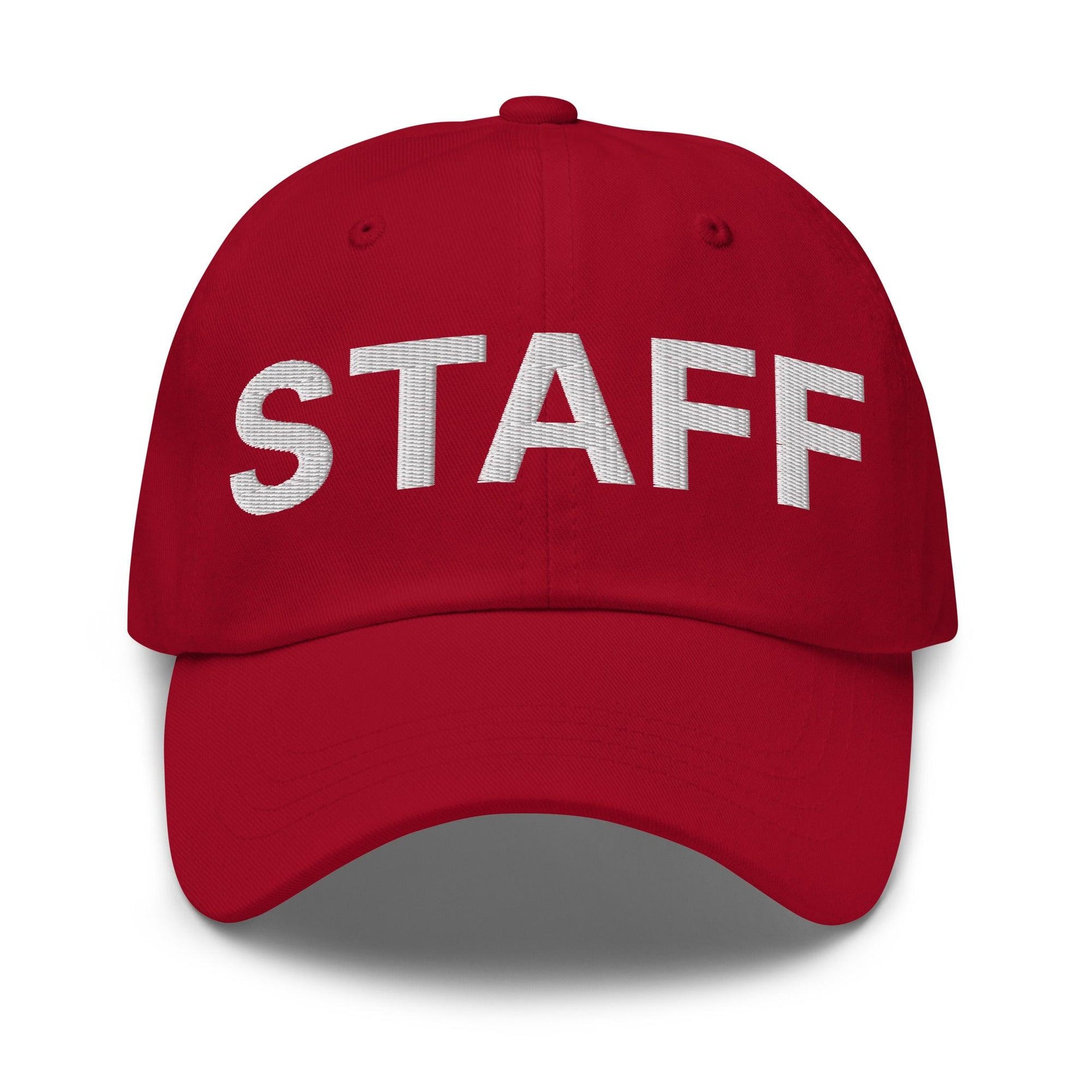 Staff Uniform Work Embroidered Dad Hat Cranberry Capital Crowns Dad Hats Work