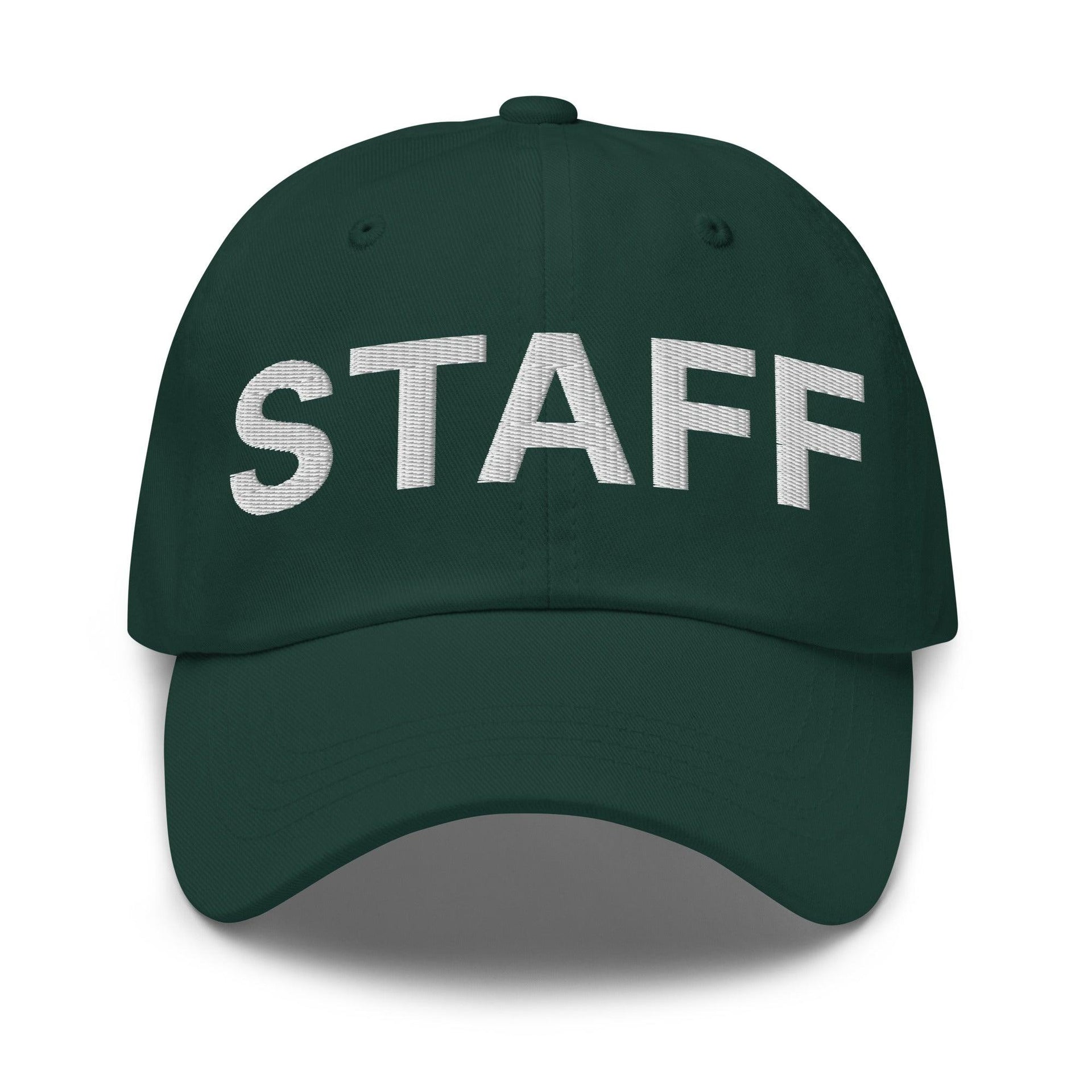 Staff Uniform Work Embroidered Dad Hat Spruce Capital Crowns Dad Hats Work