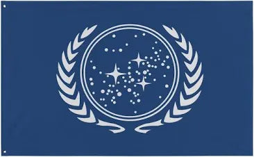 Star Trek: Discovery UFP Flag Flags made in canada TSP Flags