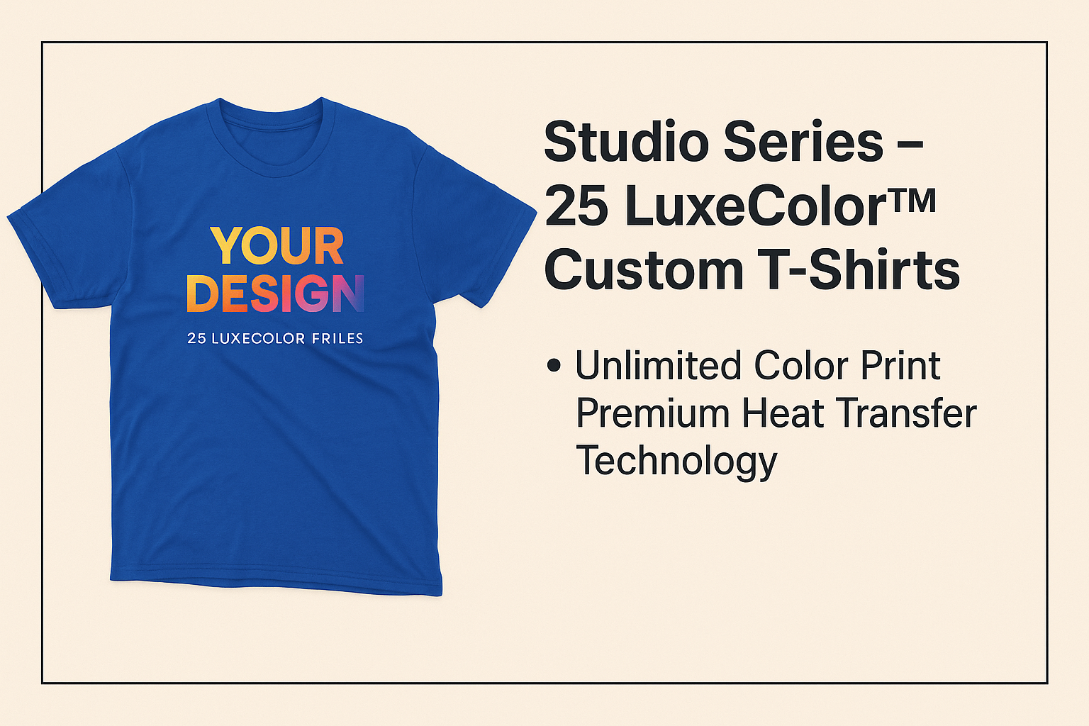 Studio Series – 25 LuxeColor Custom T-Shirts Shakawear Max Heavyweight deals T=Shirt Toronto