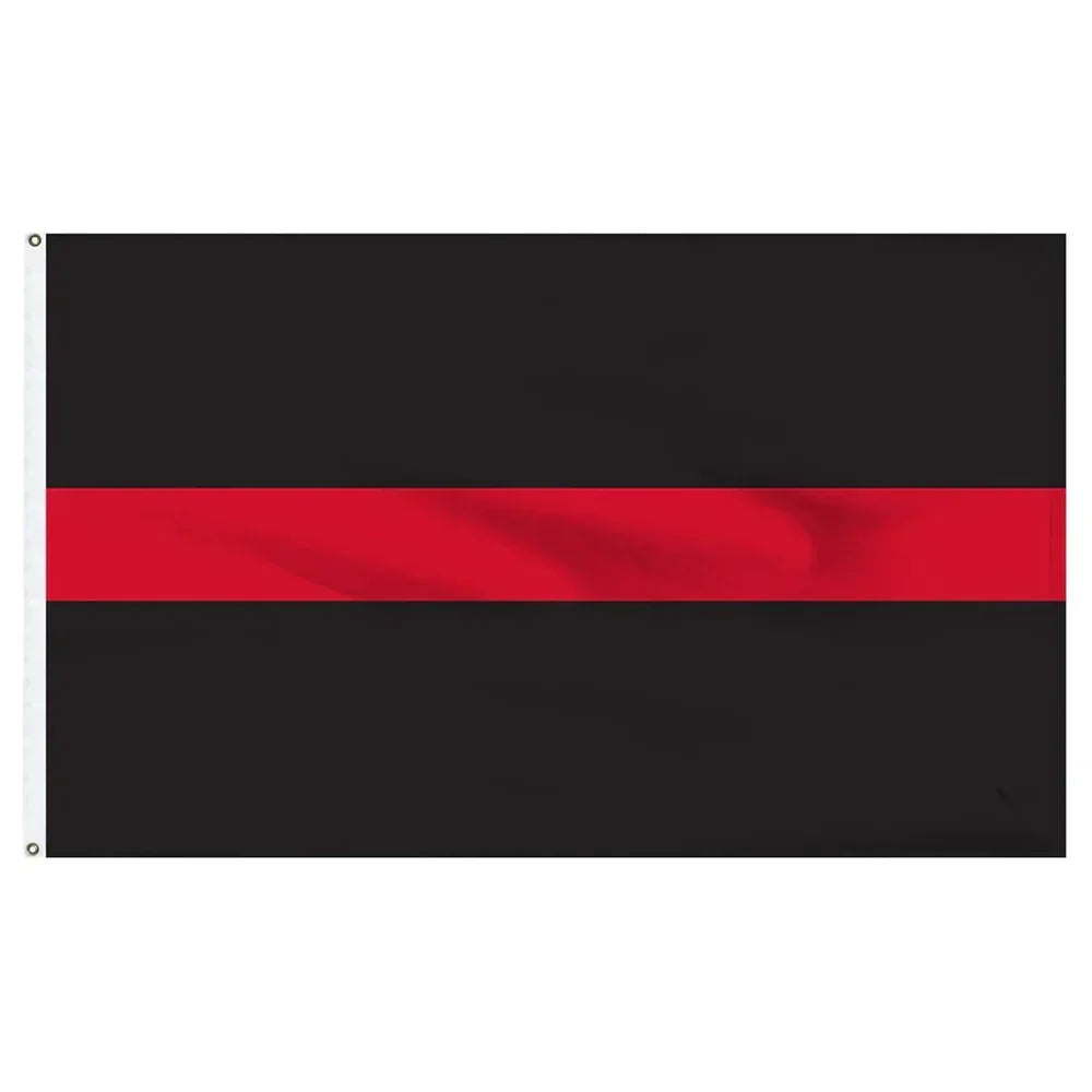 Thin Red Line Flag fire fighters First Responders made in canada the thin red line TSP Flags
