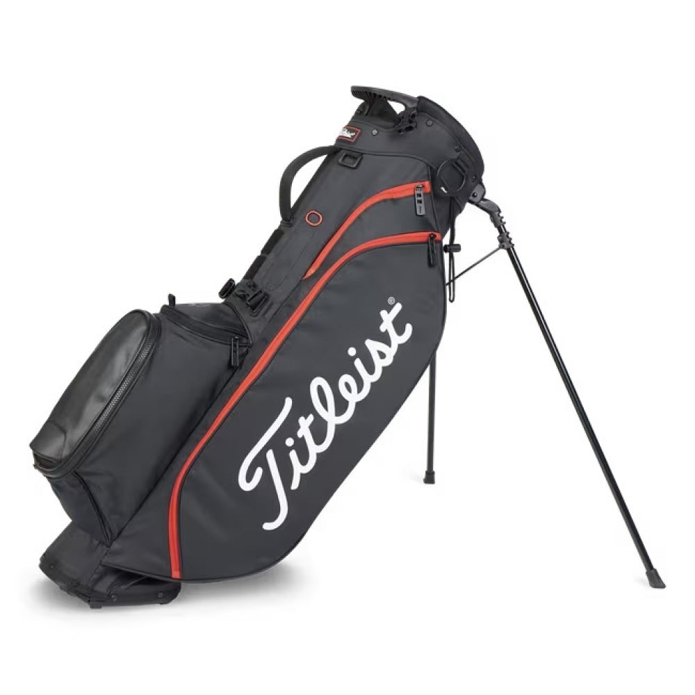 Titleist Players 4 Stand Bag – Lightweight & Durable Black Red Golf golf bag Titleist Players