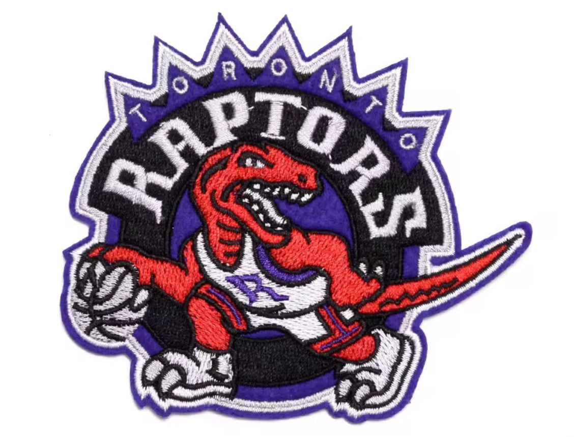 Toronto Raptors Retro Logo Patch – Embroidered (1995-2008) Patches raptors Toronto