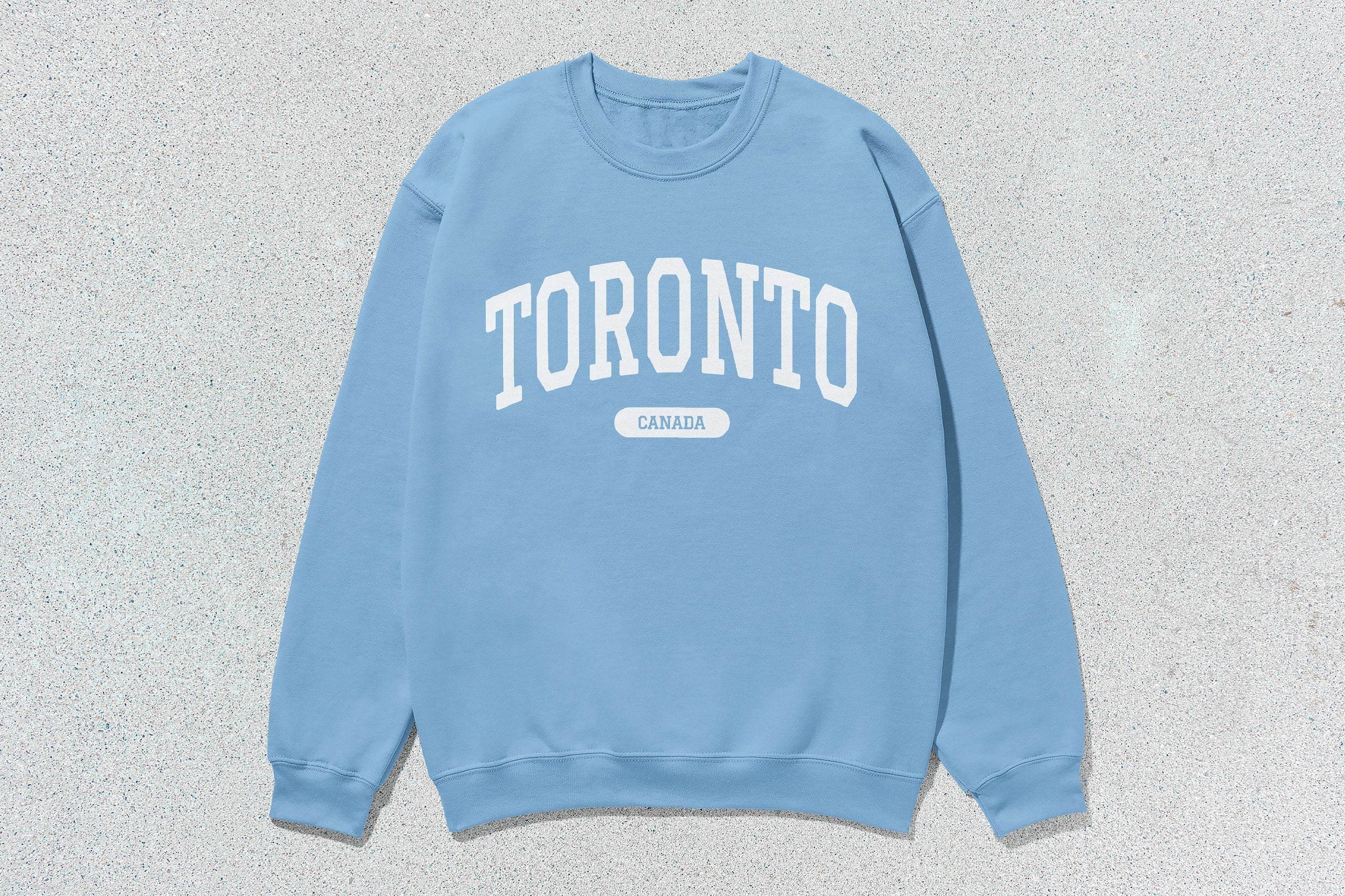 Toronto - Unisex Heavy Blend™ Crewneck Sweatshirt Blue Canada Cities crewnecks hoodies sweaters