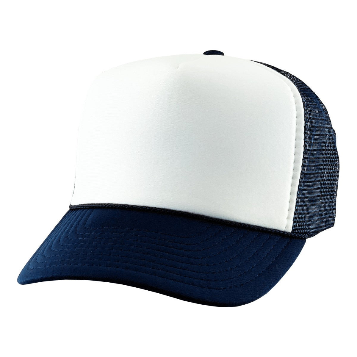 Trucker Cap - NS, 2 Tone Colours, One Size Navy & White OSFA Trucker Cap
