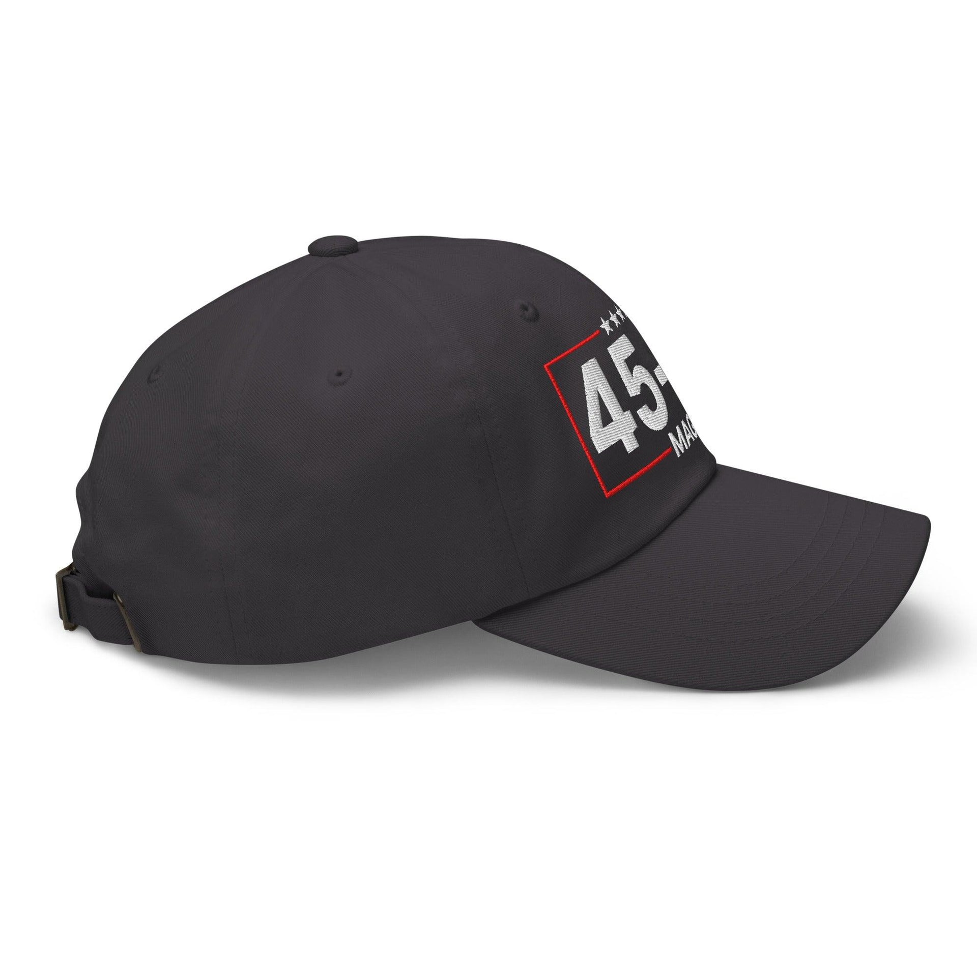 Trump 45-47 MAGA Embroidered Dad Hat Capital Crowns Conservative Dad Hats LADs