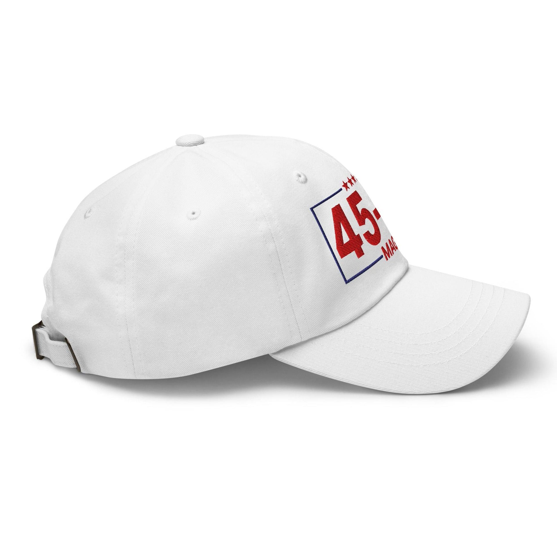 Trump 45-47 MAGA Embroidered Dad Hat Capital Crowns Conservative Dad Hats LADs