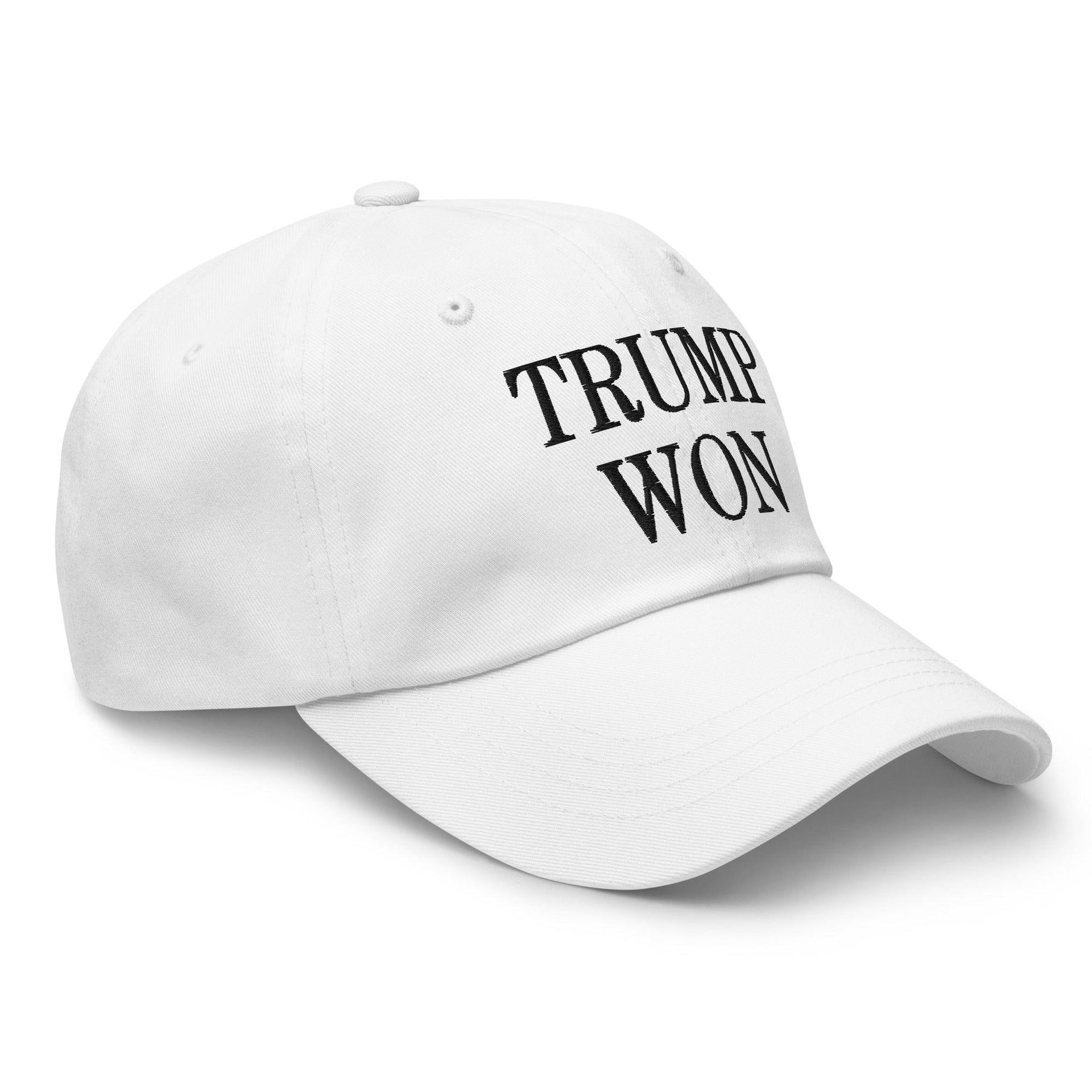 Trump Won 2020 2024 Golf Dad Hat Capital Crowns Conservative Dad Hats LADs