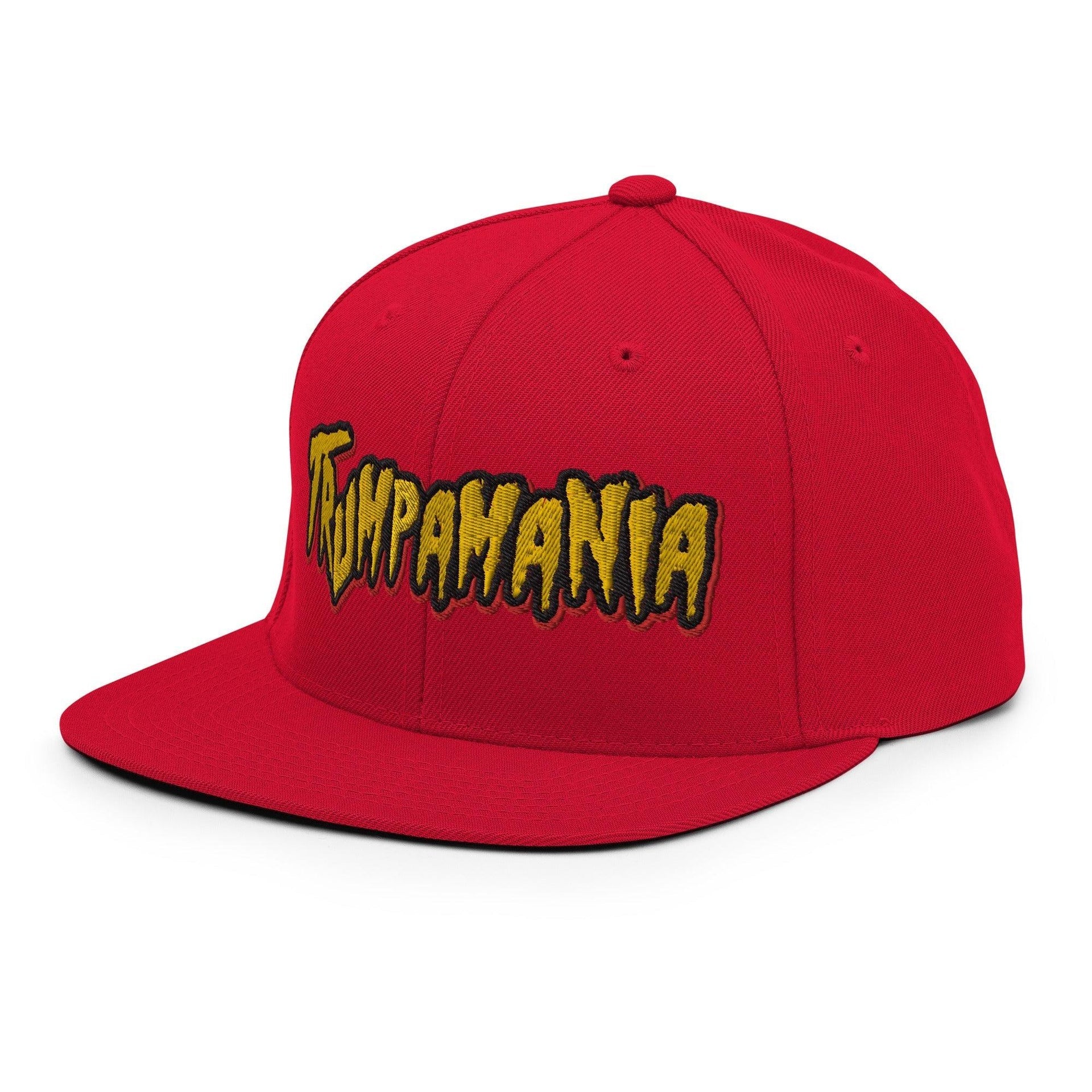 Trumpamania Donald Trump Flat Bill Brim Snapback Hat Capital Crowns Conservative LADs Snapback Hats