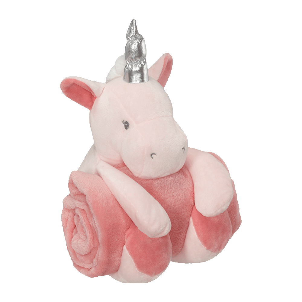 Unicorn Blankey Hugger blankey embroidable pink unicorn