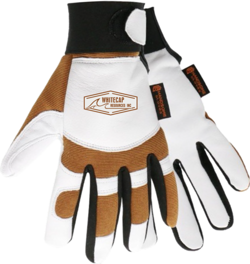 Unlined Goatskin Mechanical Gloves - 702T Gold Handsome Gloves Safety Gloves