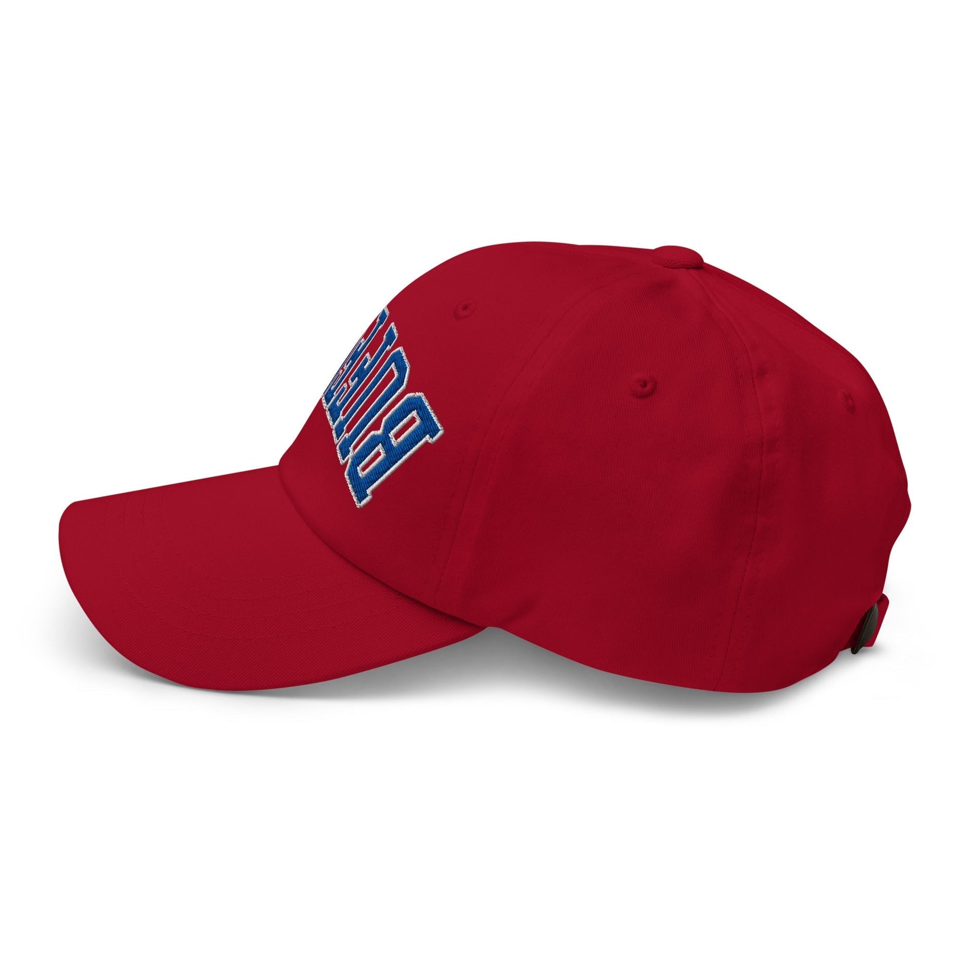 Upside Down Buffalo Football Embroidered Unstructured Dad Hat Buffalo Capital Crowns Dad Hats NY
