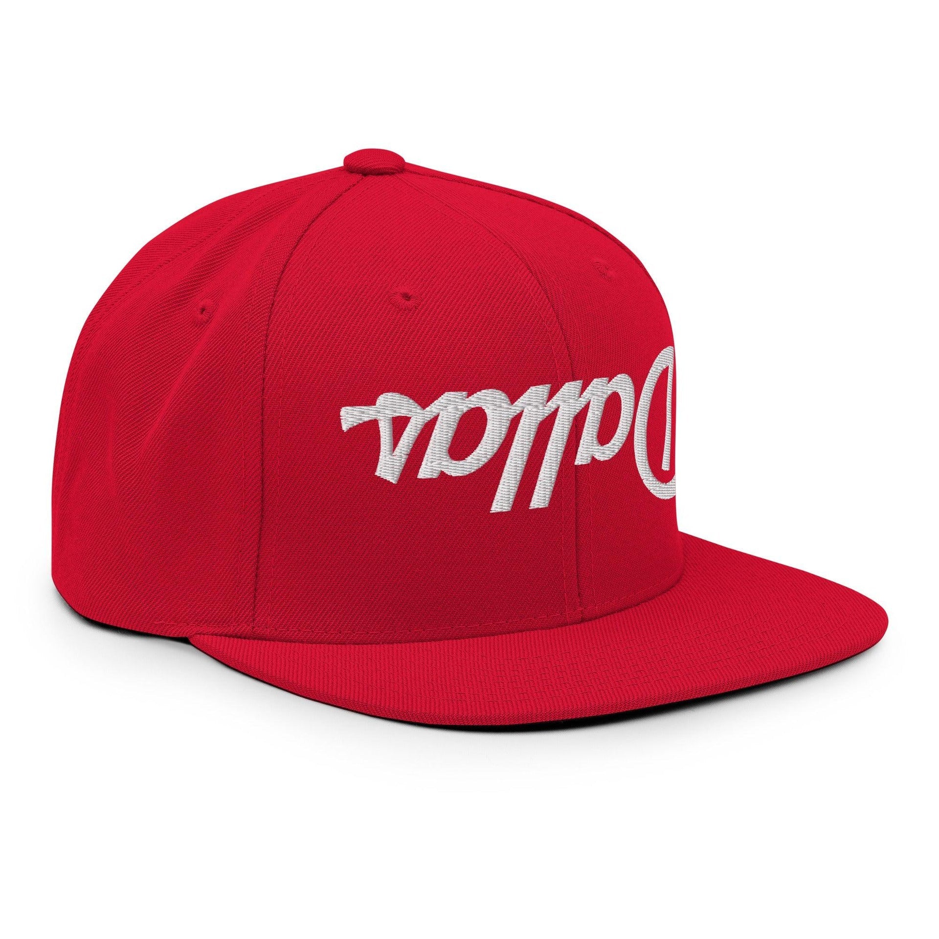 Upside Down Dallas Vintage Sports Script Flat Bill Brim Snapback Hat Capital Crowns Dallas Snapback Hats TX