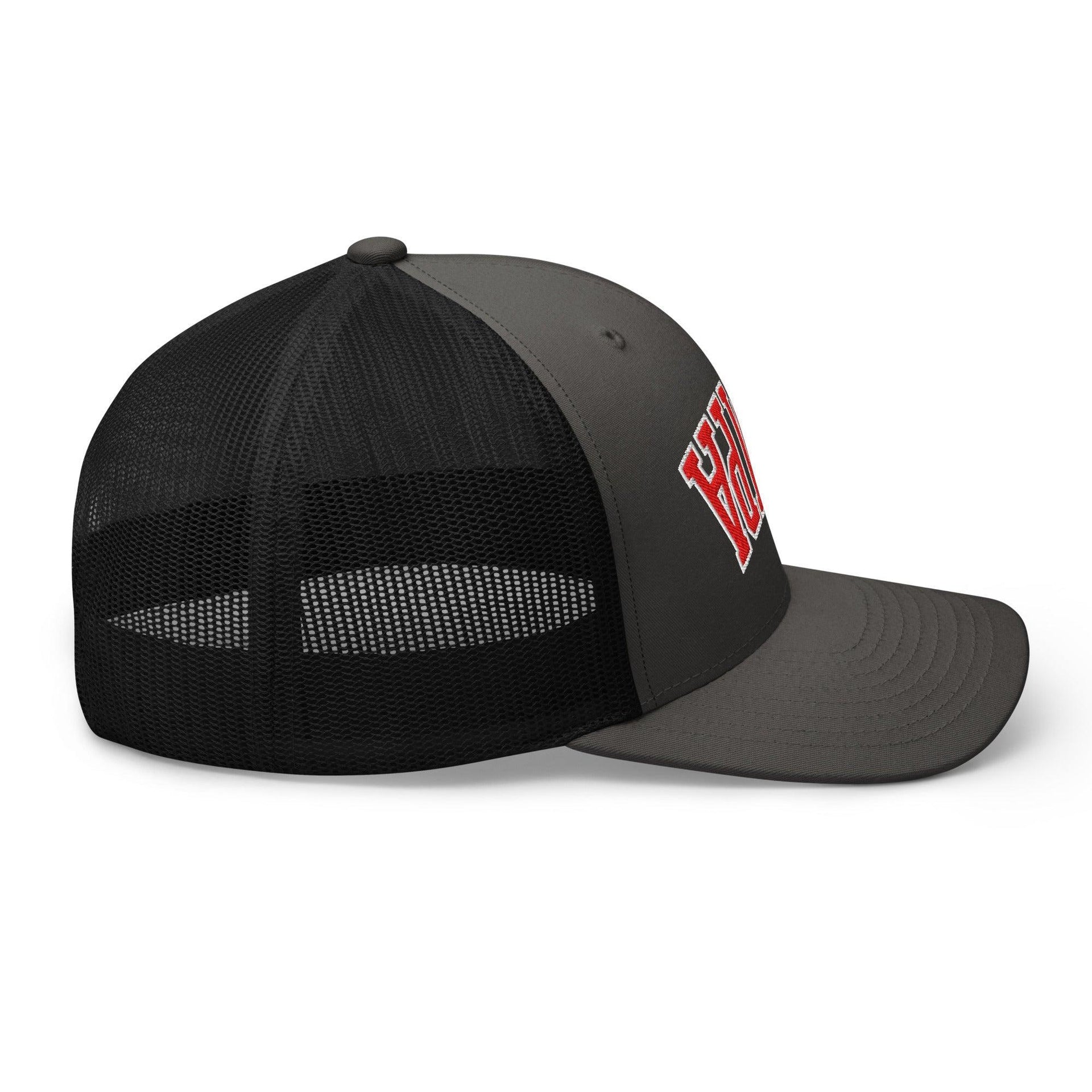 Upside Down Tampa Football Embroidered Mesh Trucker Hat Capital Crowns FL Football Tampa Trucker Hats