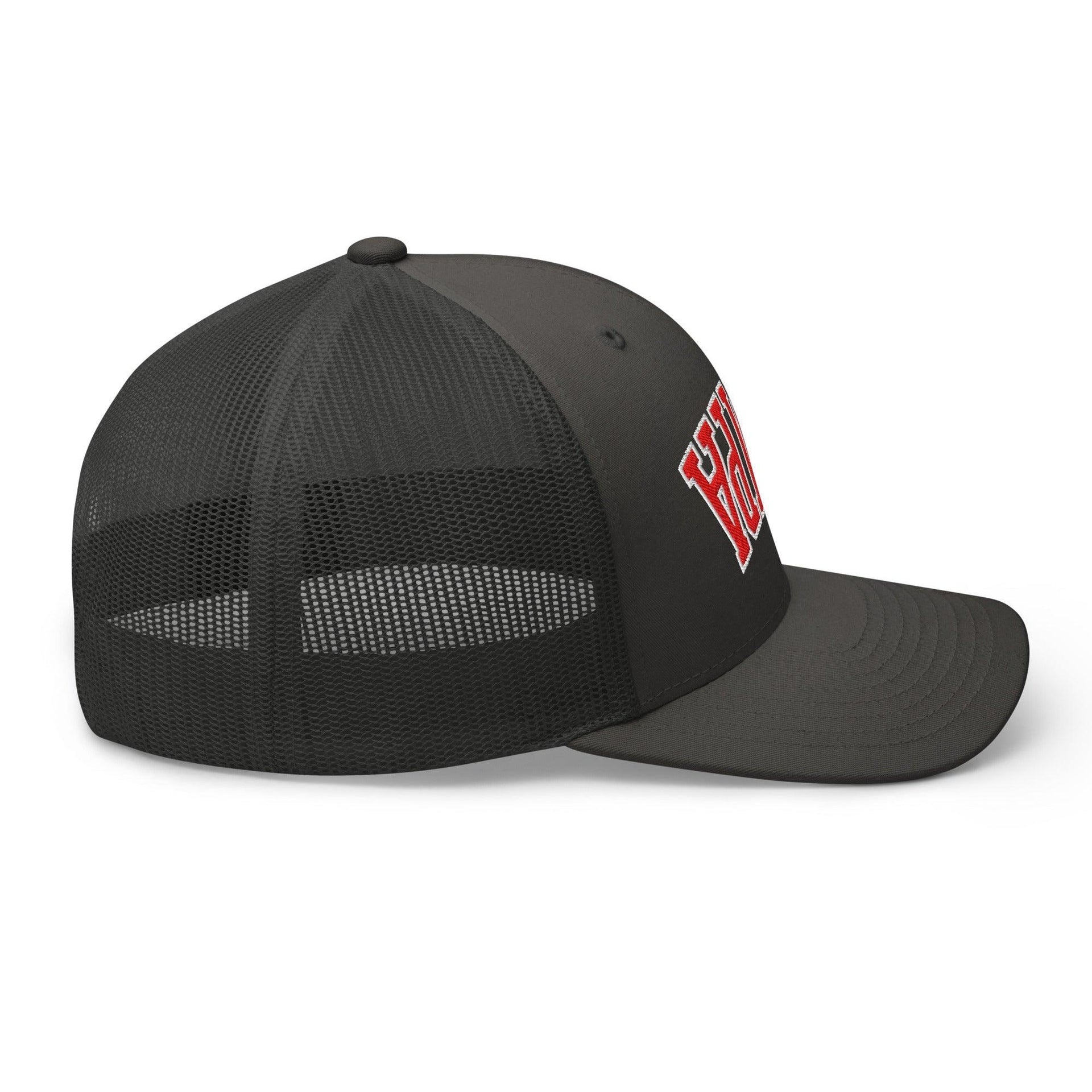 Upside Down Tampa Football Embroidered Mesh Trucker Hat Capital Crowns FL Football Tampa Trucker Hats