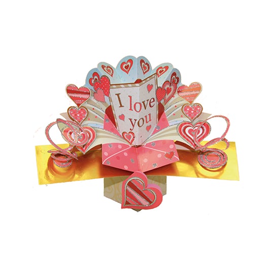 Valentine's Day Pop Up Card - I Love You card cards Embroider Buddy® gift gifts valentine valentines