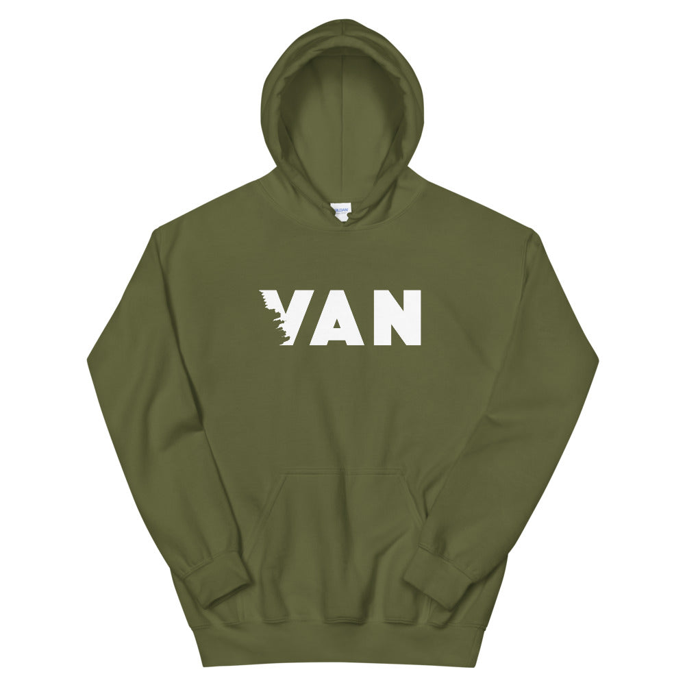 VAN Hoodie Military Green Canadian City Apparel