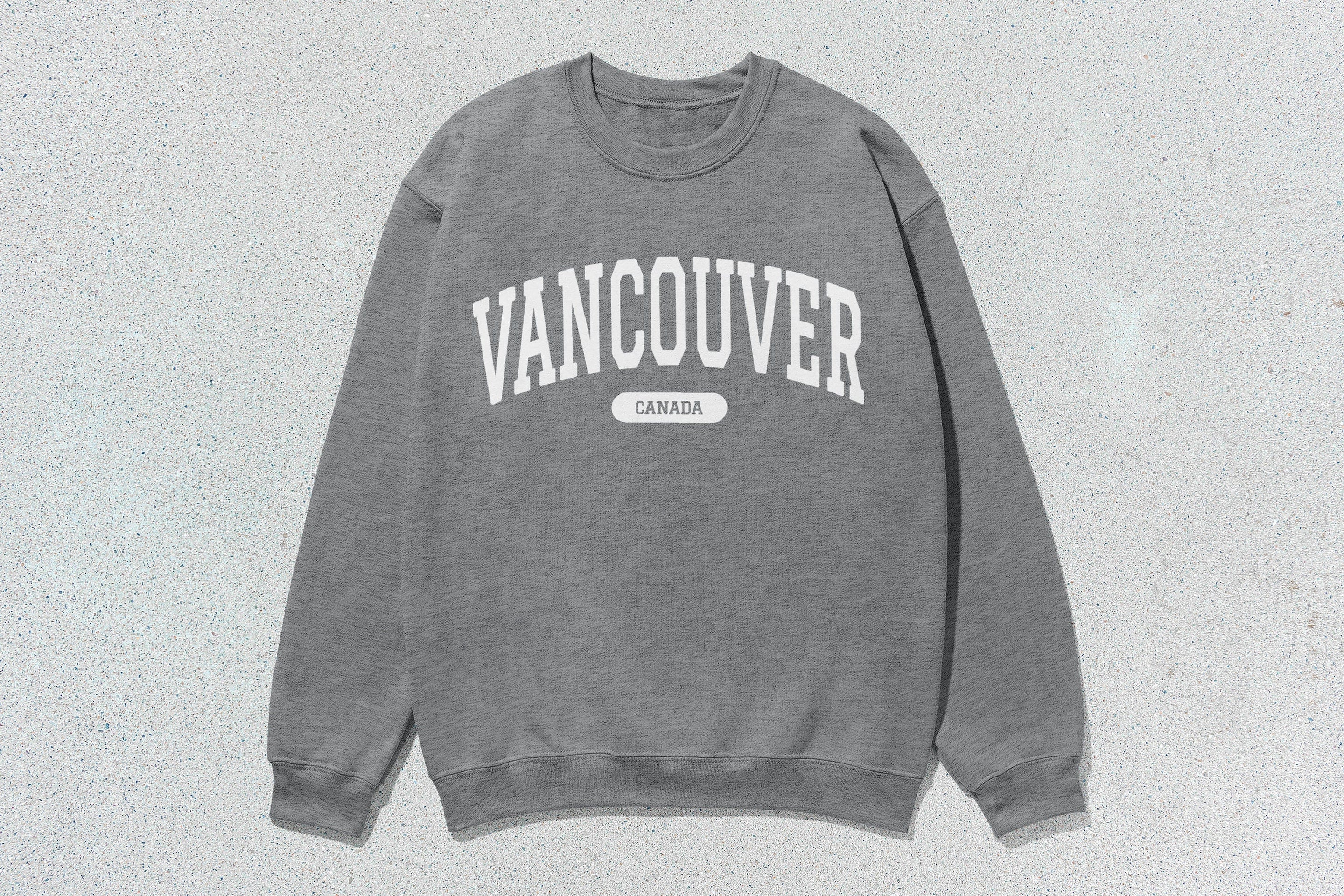 Vancouver - Unisex Heavyweight Crewneck Sweatshirt athletic heather Canada Cities sweaters
