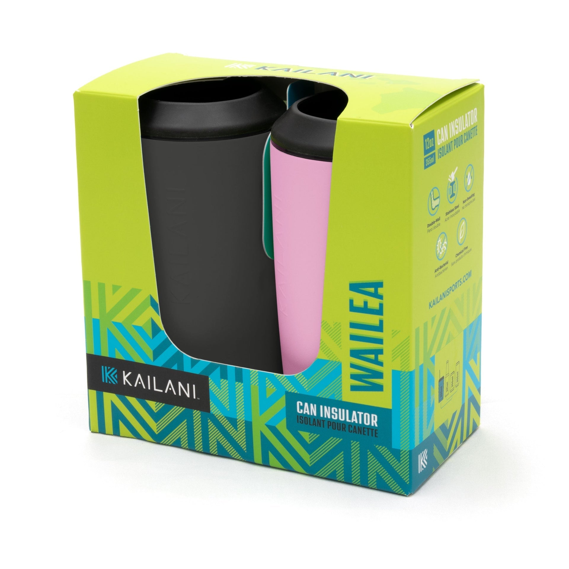 WAILEA Can Insulator Duo Pack - Sold as Six Packs of Duos (Total of 12 Insulators) FULL MSRP KAILANI