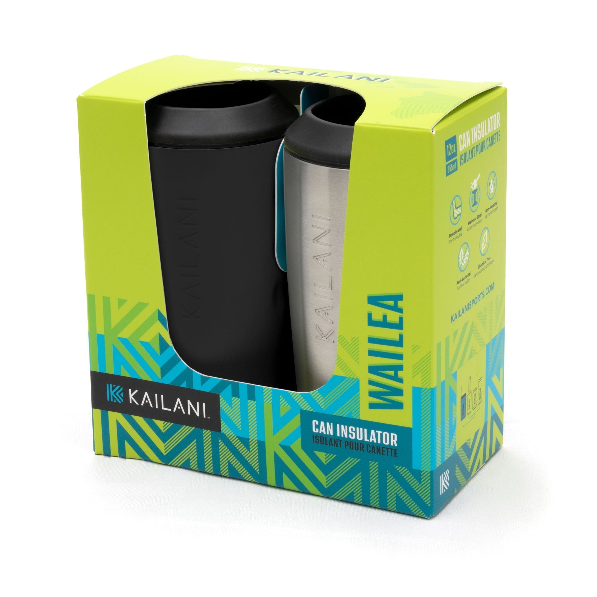 WAILEA Can Insulator Duo Pack - Sold as Six Packs of Duos (Total of 12 Insulators) FULL MSRP KAILANI