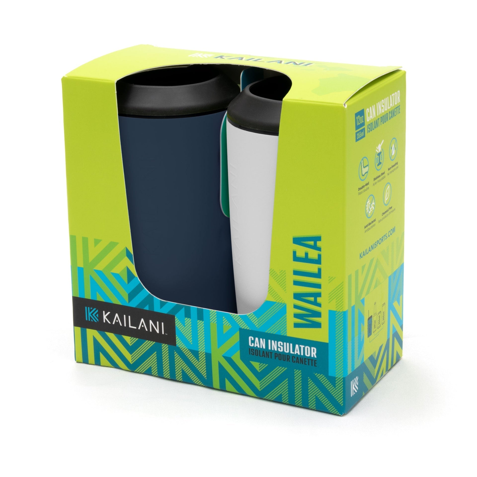 WAILEA Can Insulator Duo Pack - Sold as Six Packs of Duos (Total of 12 Insulators) FULL MSRP KAILANI