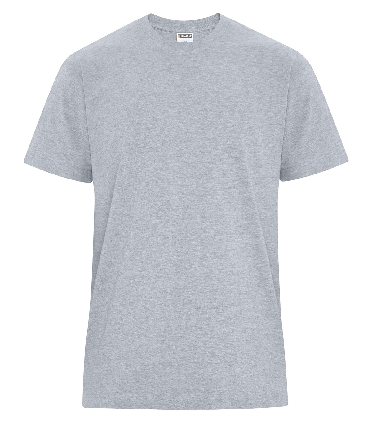 ATC WeRK WERK250, Werk Heavyweight Ring Spun Cotton Tee, Athletic Grey