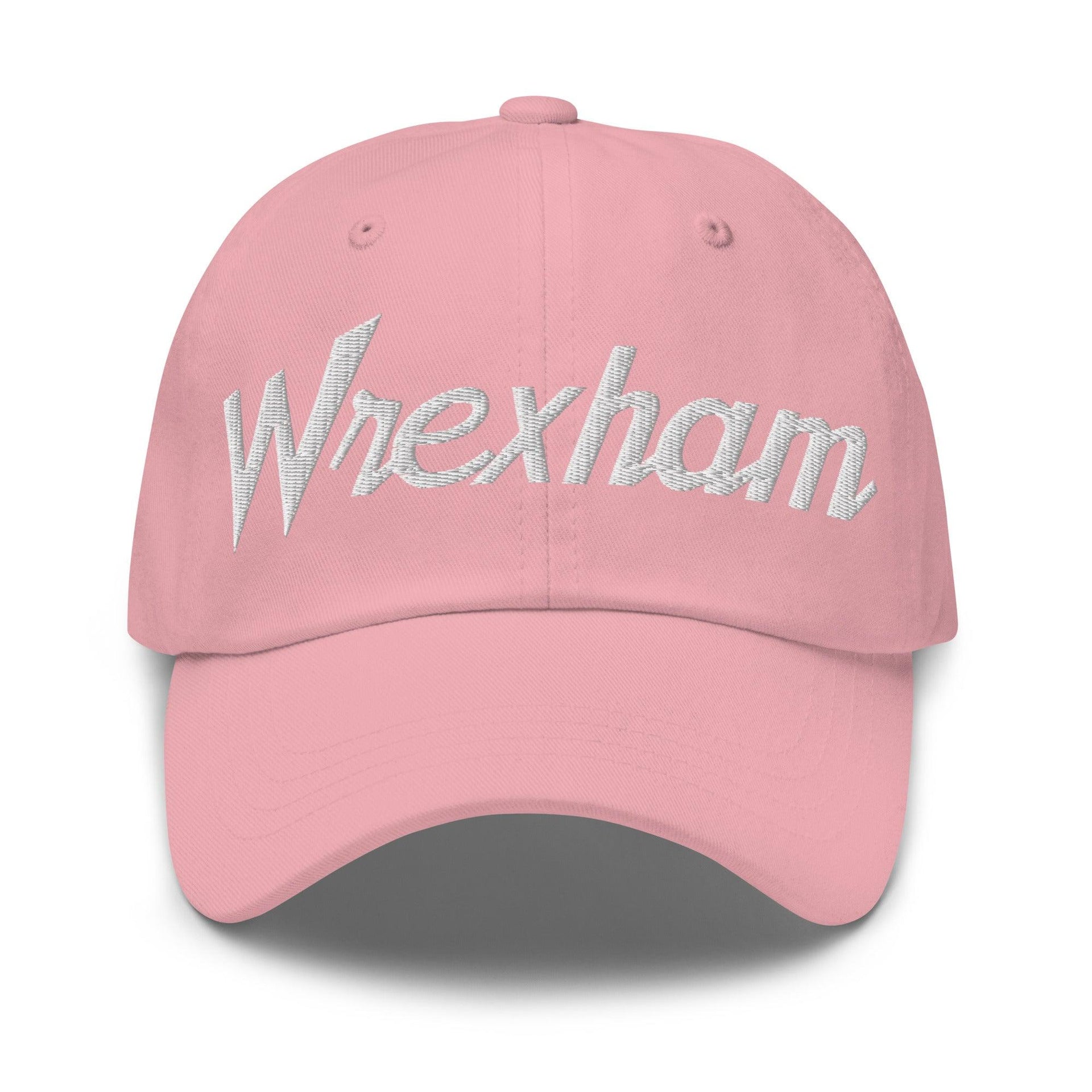 Wrexham Vintage Sports Script Dad Hat Pink Capital Crowns Dad Hats Funny