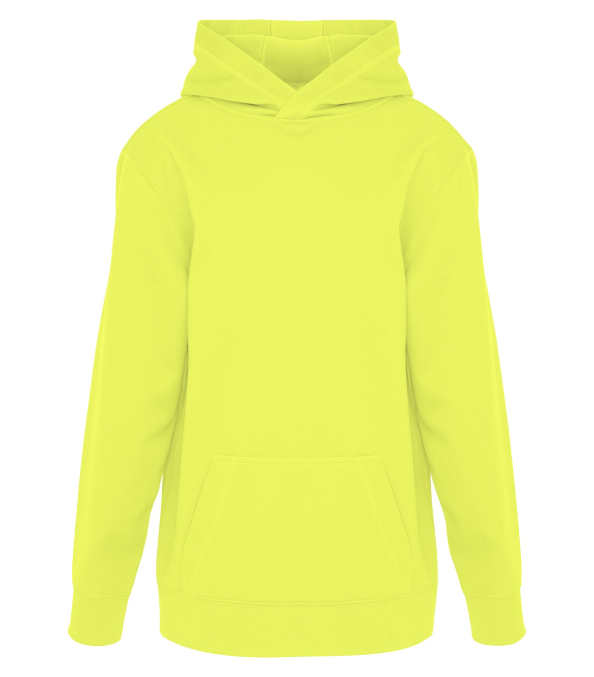 ATC Y2005, Game Day Fleece Youth Hoodie, Extreme Yellow