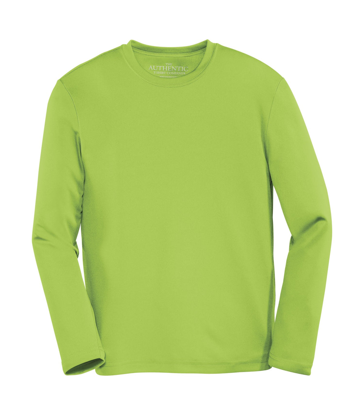 ATC Y350LS, Pro Team Long Sleeve Youth Tee, Lime Shock