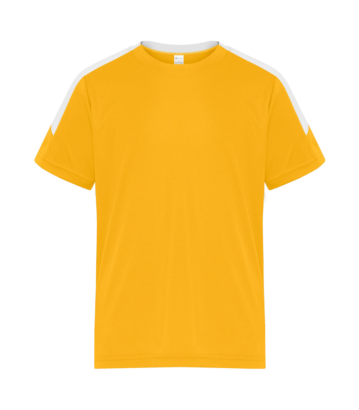 ATC Y3550, Pro Club Youth Tee, Gold/White