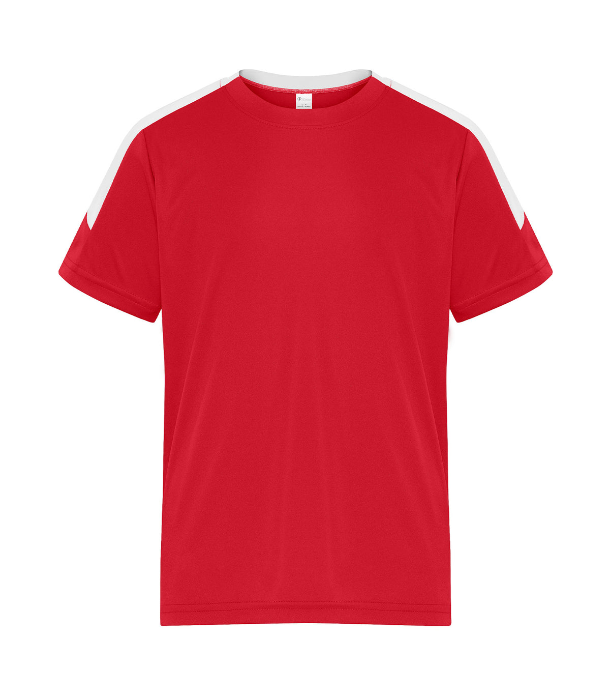 ATC Y3550, Pro Club Youth Tee, True Red/White
