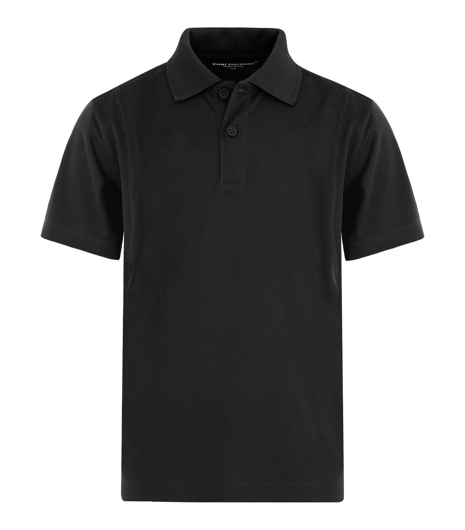 CoalHarbour - COAL HARBOUR® SNAG RESISTANT YOUTH POLO. - Y445 Black CoalHarbour Y445