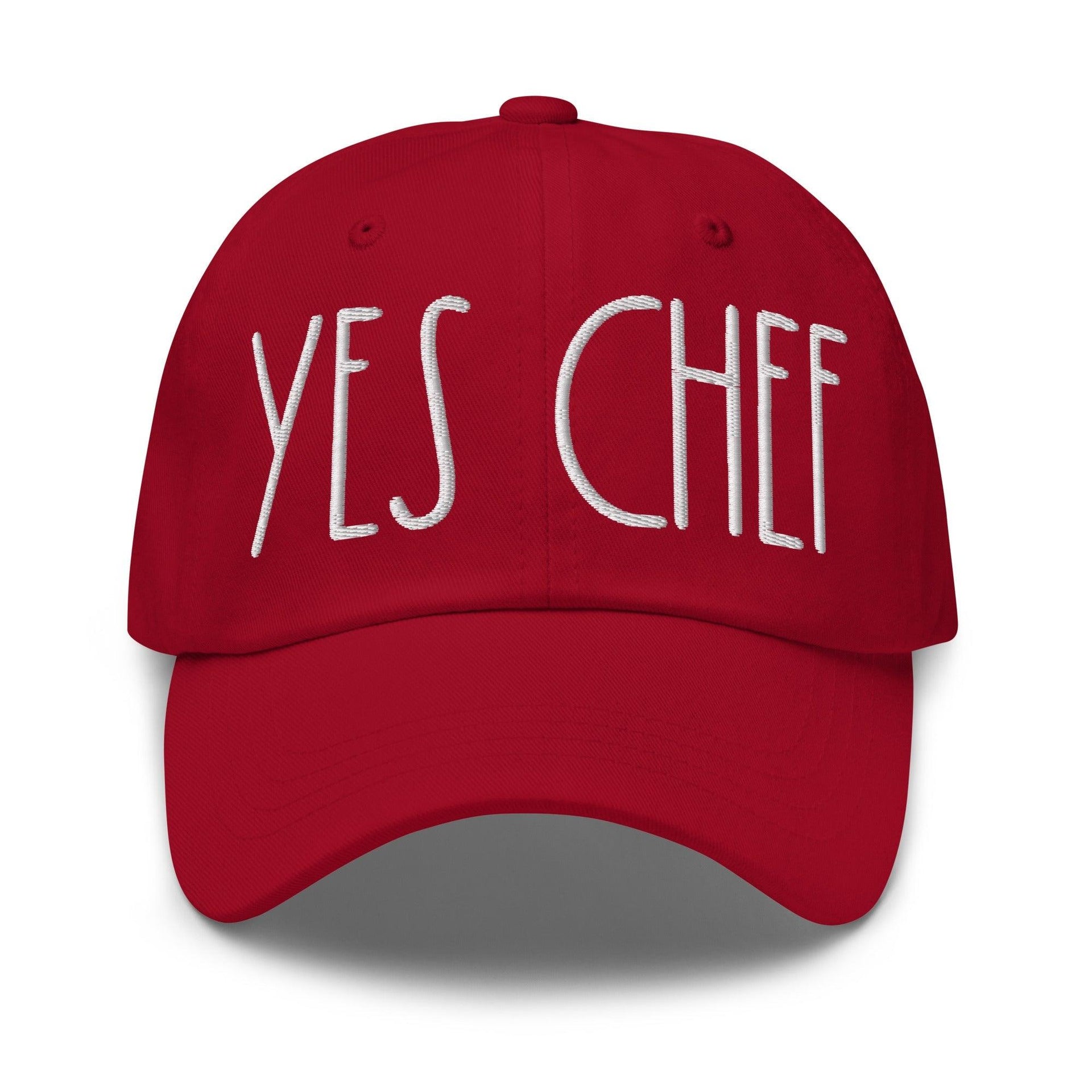 Yes Chef Dad Hat Cranberry Capital Crowns Dad Hats Funny