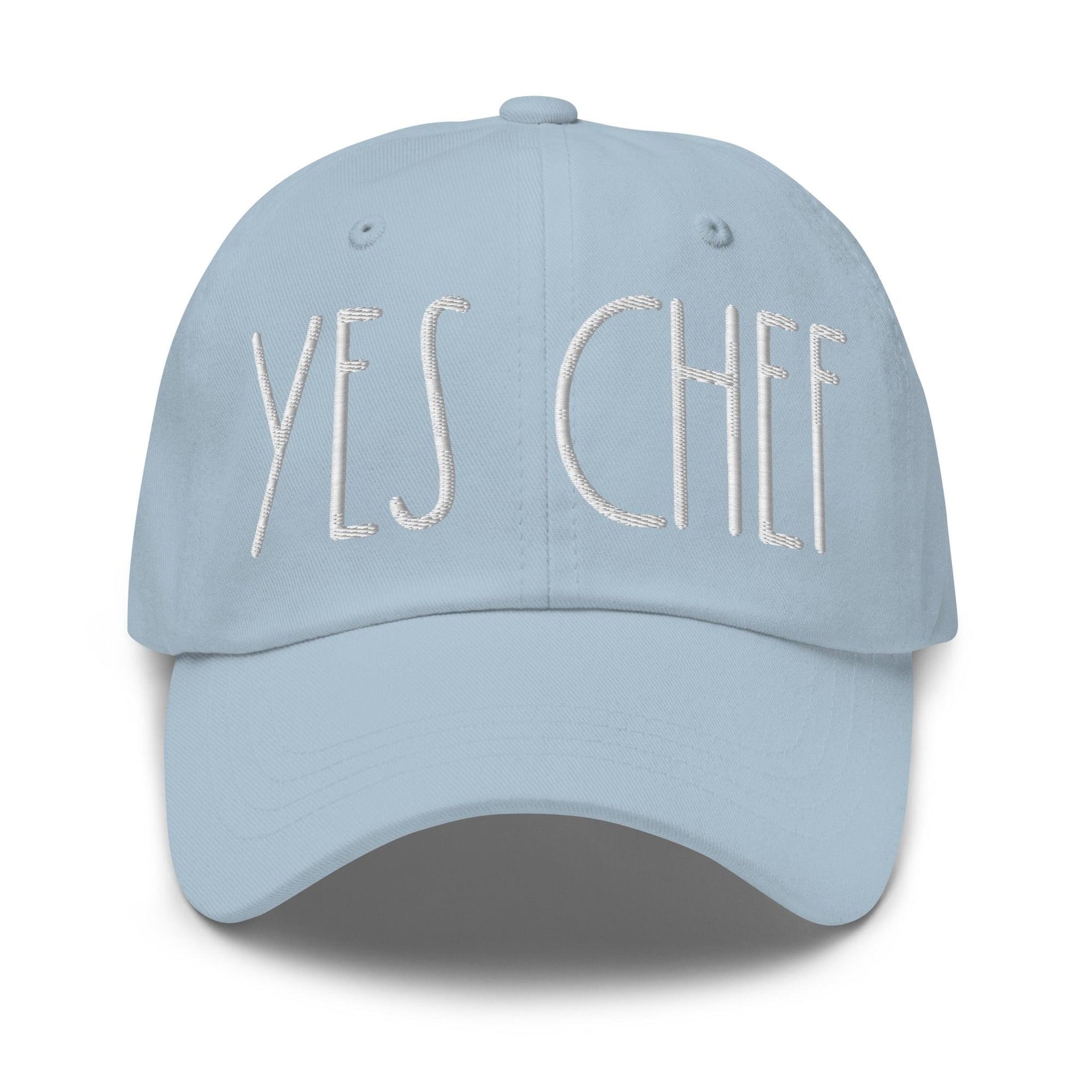 Yes Chef Dad Hat Light Blue Capital Crowns Dad Hats Funny