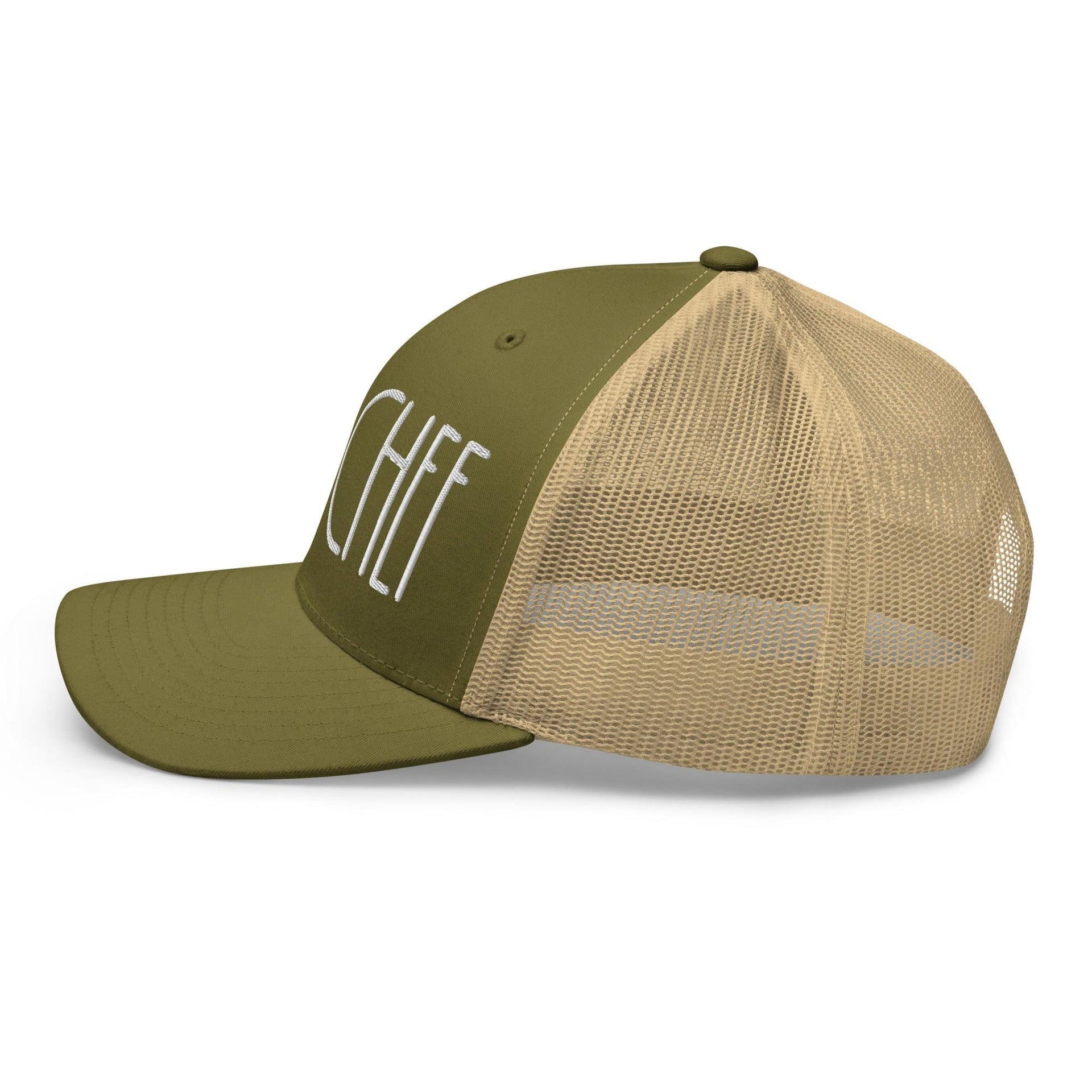 Yes Chef Retro Trucker Hat Capital Crowns Funny Trucker Hats