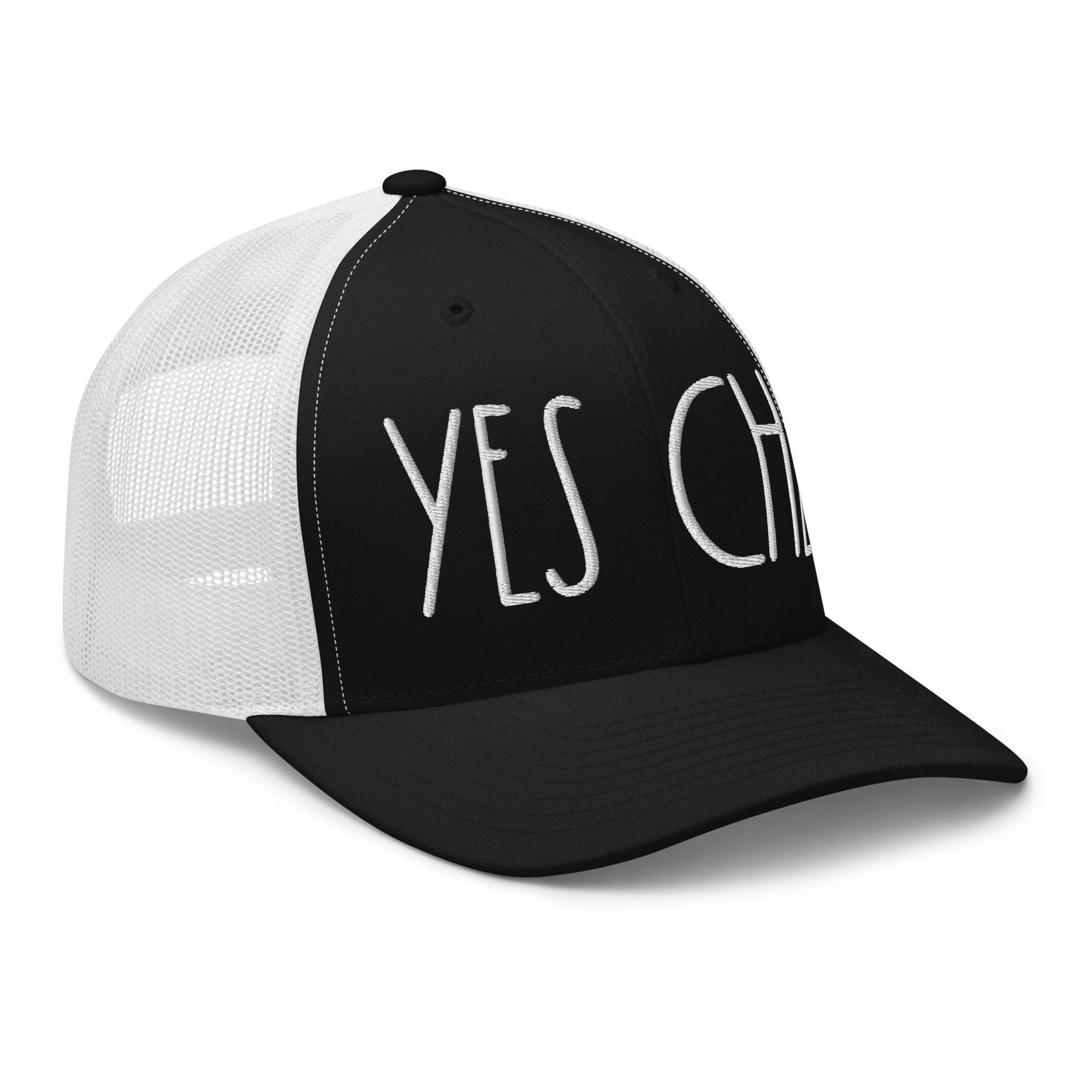 Yes Chef Retro Trucker Hat Capital Crowns Funny Trucker Hats