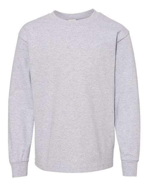 Youth Classic Long Sleeve T-Shirt Athletic Heather ALSTYLE T-Shirts - Long Sleeve
