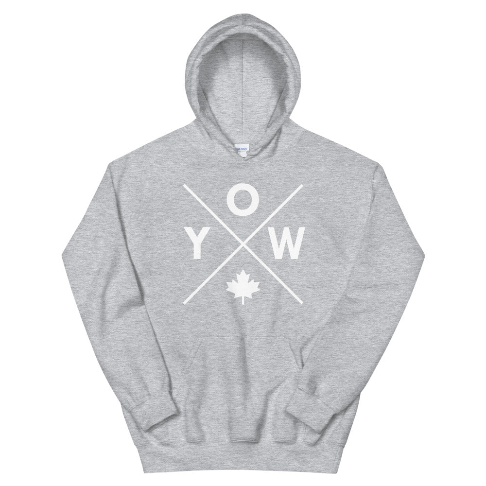 YOW π Hoodie Sport Grey Canadian City Apparel