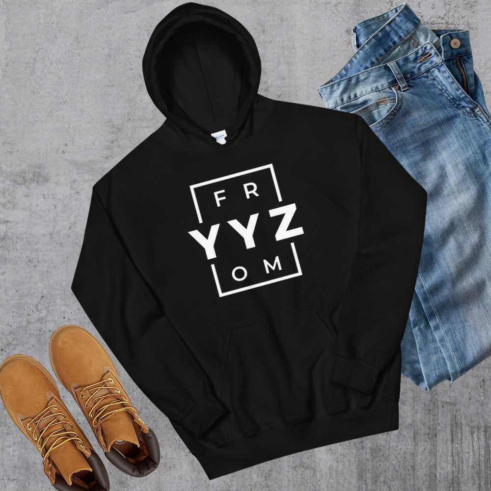 From YYZ Hoodie Black Canadian City Apparel Toronto