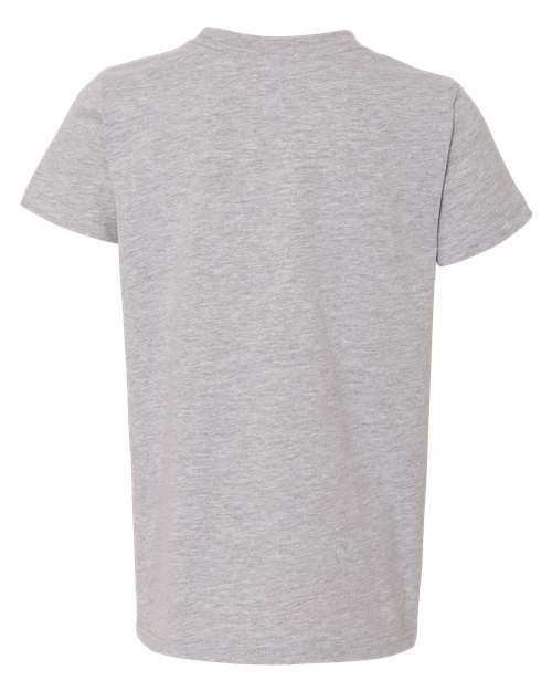 BELLA + CANVAS 3001YCVC, Youth Cvc Jersey Tee, Athletic Heather