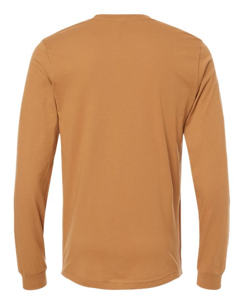 BELLA + CANVAS 3501, Unisex Jersey Long Sleeve Tee, Toast