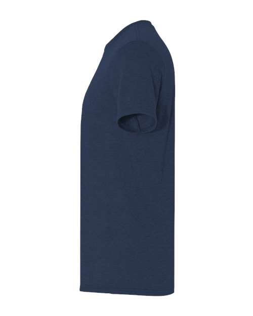 Gildan 980, Unisex Softstyle Lightweight T-shirt, Heather Navy