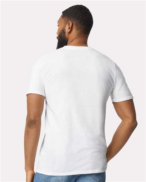 Gildan 980, Unisex Softstyle Lightweight T-shirt, White