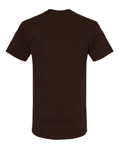 M&O 4800, Men's Gold Soft Touch T-shirt, Chocolate